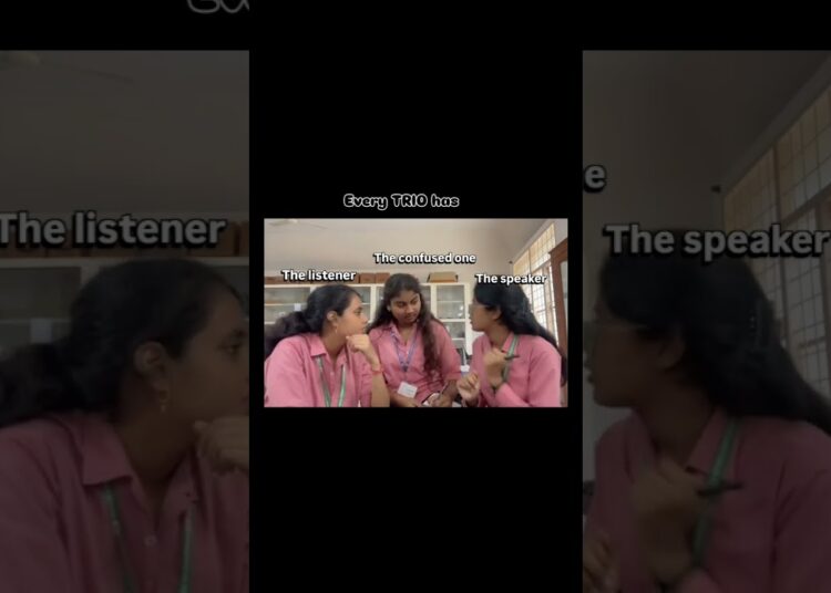 Every Gossip Circle Has These 3 Friends #trending #viral #trio #gossip #college #funny #Relatable