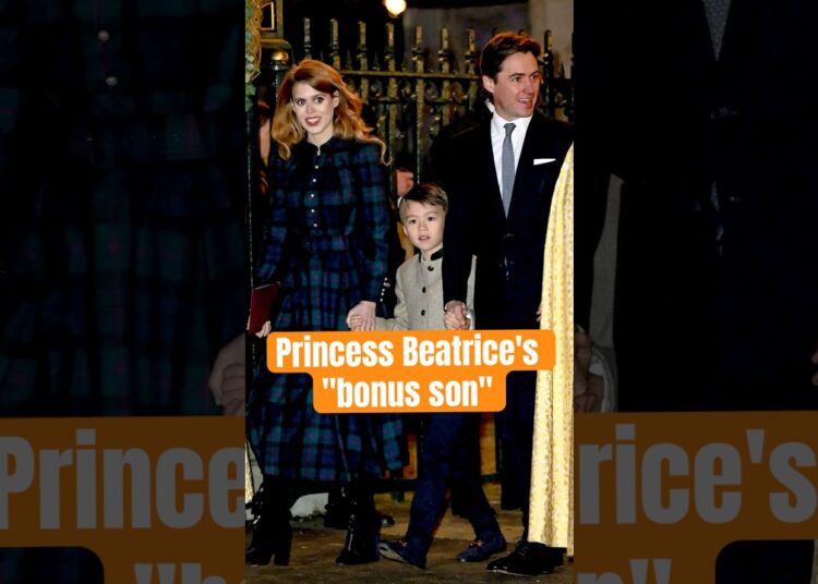 Princess Beatrice’s “Bonus Son” #royal #royalfamily #princessbeatrice