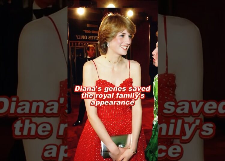 Diana’s genes saved the royal family’s appearance #diana #william #camilla #royal #fyp
