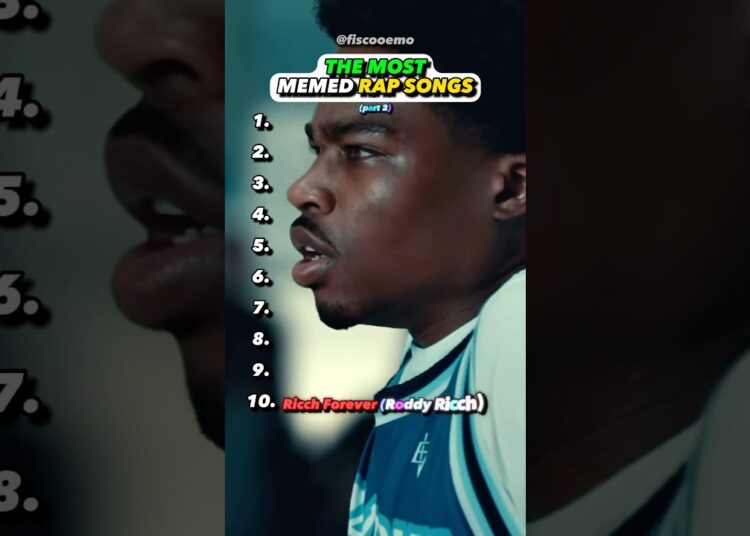 The Most Memed Rap Songs
