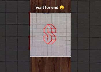 wait for end 😮 #3dart #3dletter #art #artist #artwork #shorts #reelsindia #reelsvedio #shortsvideo