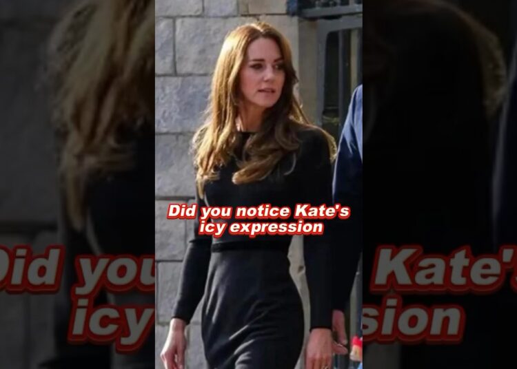Did you notice Kate’s icy expression #kate #meghan #william#fyp #royal