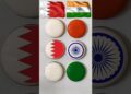 🇧🇭🇮🇳 | Water drops painting | Flag art #shorts #artist #art #independenceday #bahrain #india #viral