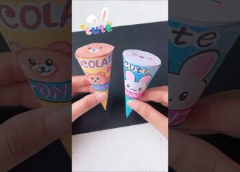 DIY ice-cream squishy #shorts #tonniartandcraft #art #craft #lovestatus #craft