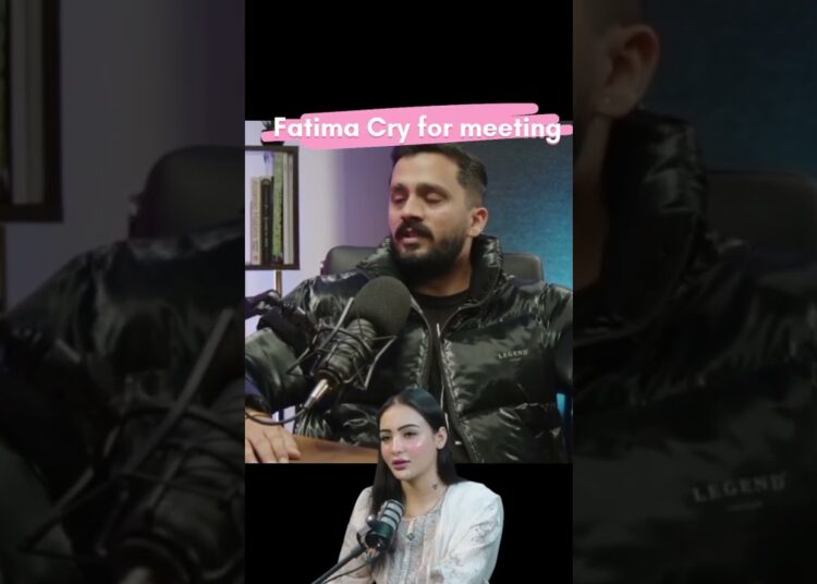 Fatima Khan Cry for meeting Rajab #shortsfeed #love #viral #rajabfamily #rajab #gossip #viralnews