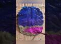 Painting on leaf #art#painting#shorts#artist