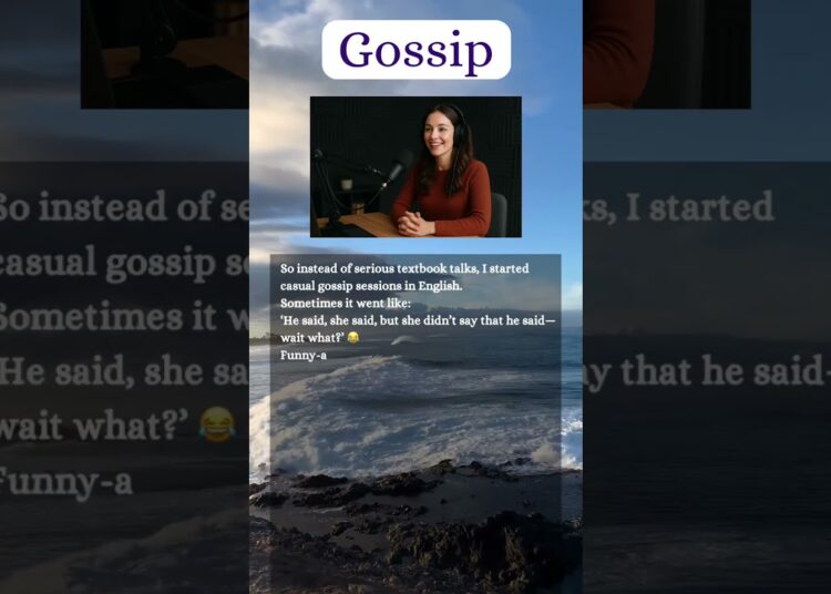 How I Used Gossip to Improve My English 😅 | Pocket Lessons Chapter 10