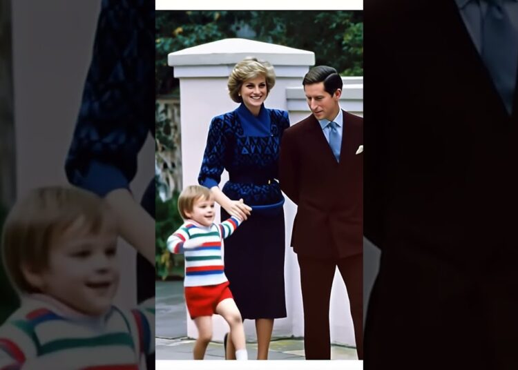William’s joyful childhood moment 💕#royal #princewilliam #kingcharles #princess #diana #moments