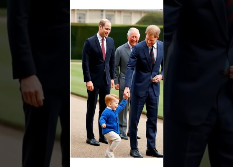 Is it Archie or Louis dancing? #royal #princewilliam #katemiddleton #princelouis #princeharry #king