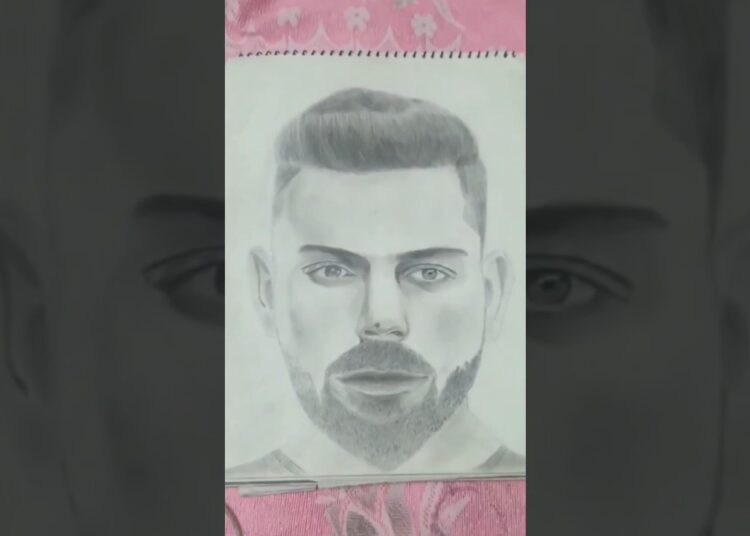 Art Memory #ytshorts #viratkholi #portraitart #art #artist  #artistrybynitin