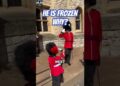 Little Royal Guard Froze In Salute… Then The Real Guard Did THIS 🥹