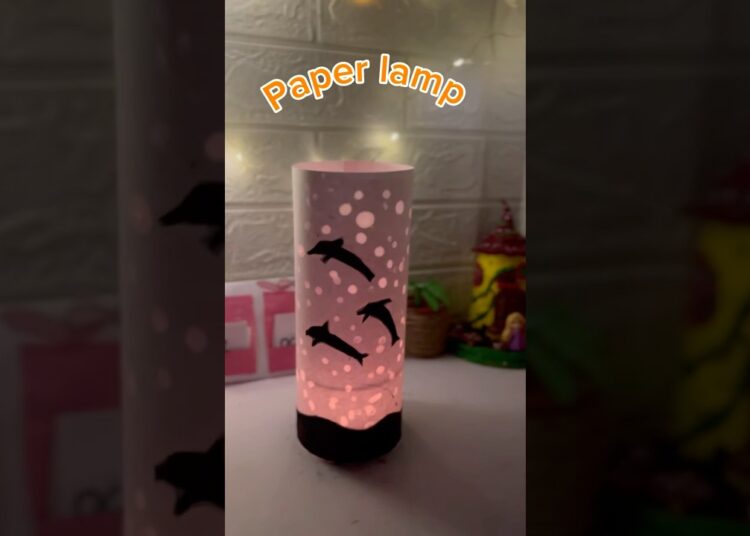 Paper lamp, top comments 🎁#art #shortsvideo #giveaway #shorts #artist