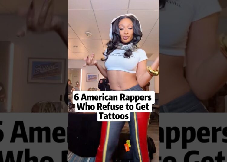 6 American Rappers Who Refuse to Get Tattoos #celebrity #foryoupage #fyp