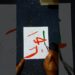 Arabic calligraphy drawing tutorial art #simple #calligraphy #art