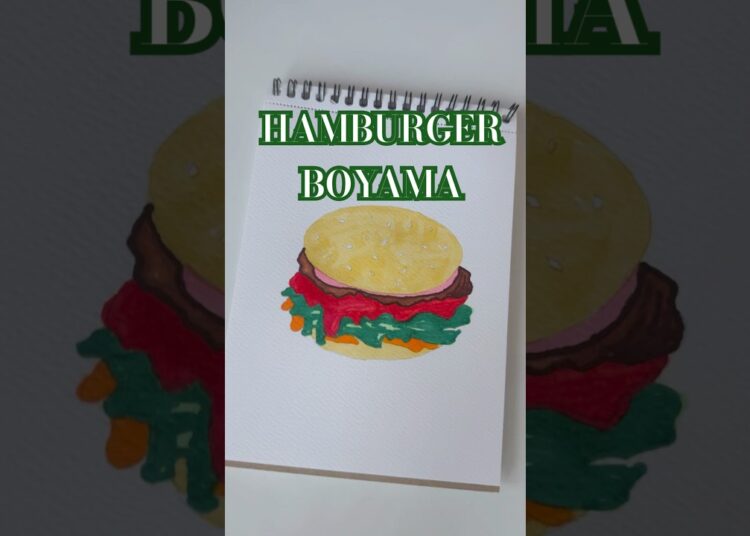 *reklamdeğildir #pencilsketch #akrilik #artist #art #hamburger #fastfood #sketch #shorts #youtube