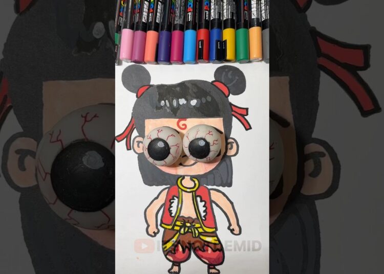 Ne Zha #art #drawing #nezha #shorts #video #yt #artist #рек #yt #funny #china #like #youtube #lol