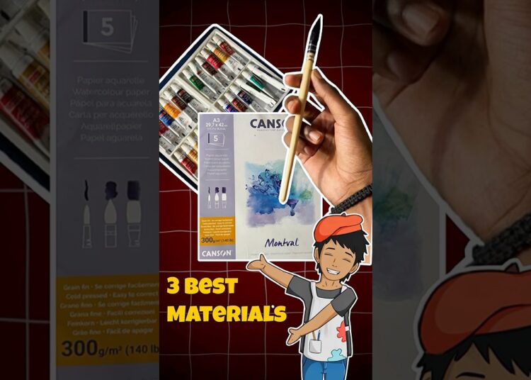 My Top 3 Watercolor Secrets 🔥 #Watercolor #ArtTools #Shorts