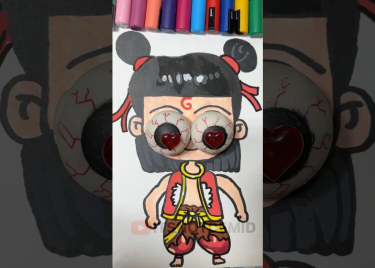 Ne Zha #art #drawing #nezha #shorts  #video #t #artist #рек #yt #funny #china  #like #youtube #lol