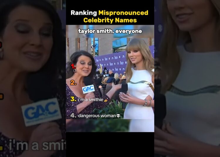 Ranking the Funniest Mispronounced Celebrity Names🤣