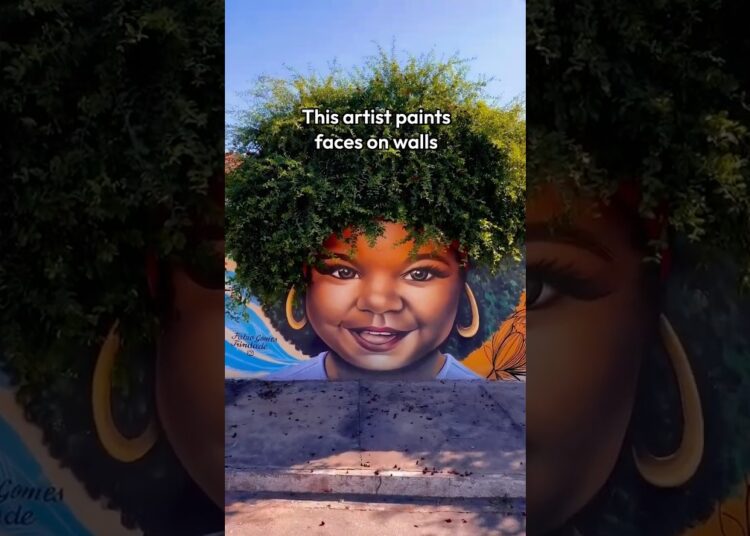 The Artist Who Collaborates With Nature #art #streetart #nature #beauty