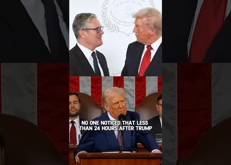 Did you notice Trump shaming Starmer#shorts #shortvideo #trending #actress #celebrity