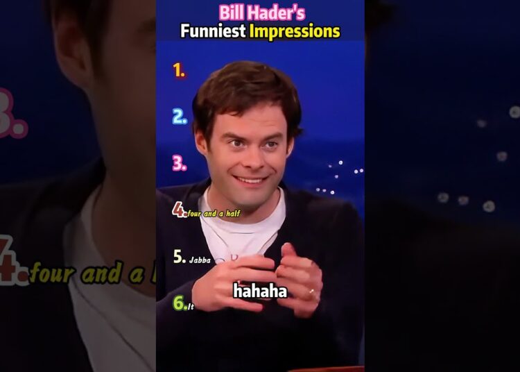 Bill Hader’sFunniest Impressions.#fypシ #celebrity #usa #entertainment #billhader #funny #impression