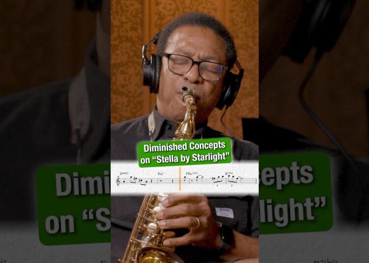 Diminished Concepts on “Stella by Starlight” #jazz #music #diminished #saxophone