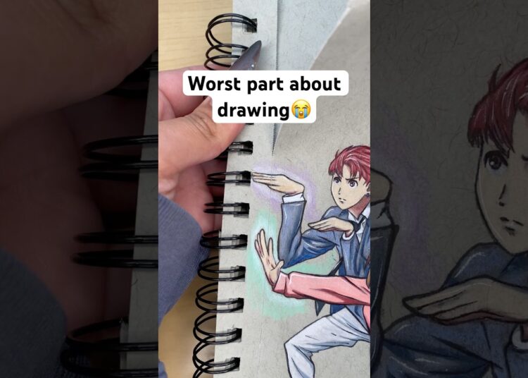 This Is The Worst Part About Drawing #shorts #drawing