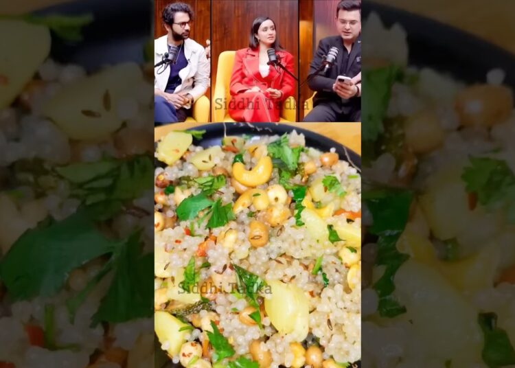 Shraddha ‘s Favourite Sabudana Khichdi #shorts #viral #celebrity #recipe #food