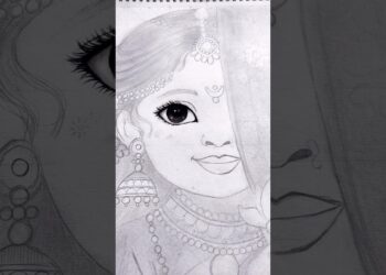 Part -1 Shri Radha Rani Ji Drawing #radharani #radha #radhakrishnalove #artist #artwork #radhaji