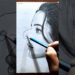 Face drawing hack 😱❤️✍️ #art #artist #cartoon #drawing #satisfying #paint #shorts #viral