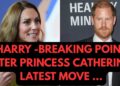 BREAKING POINT – HARRY & PRINCESS CATHERINE DELIVERS THIS NEWS TO THE DUKE #princeharry #royal