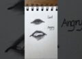 ✏️Drawing lips expressions✨️💓 #drawing #howtodraw #tutorial #art #shorts