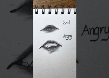 ✏️Drawing lips expressions✨️💓 #drawing #howtodraw #tutorial #art #shorts