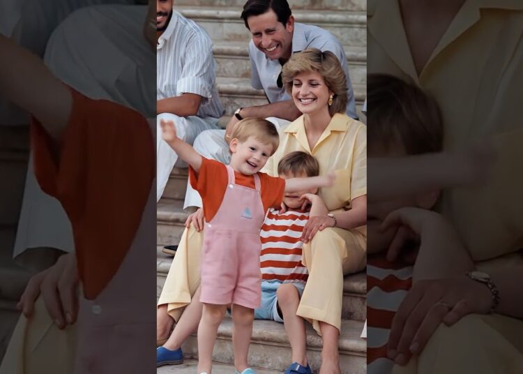 Little Harry’s cuteness makes all smile 😍#royal #princeharry #princess #diana #princewilliam