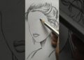 best tips to Draw perfect face 😉 #art #artist #drawing #cartoon #anime #satisfying #shorts