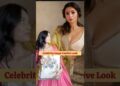 Celebrity inspired festive look || Festive look #festivelook #celebritylook #ytshorts