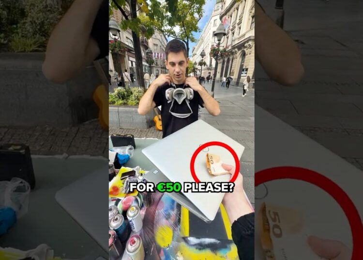 Only 50 Euros Street Art 🤯
