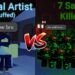 Buffed Martial Artist Vs 7 of Every Killer in Forsaken (Roblox Forsaken)