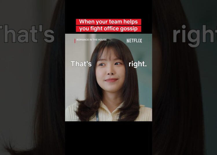 Office gossip will always come back and bite you #RomanceInTheHouse #Netflix