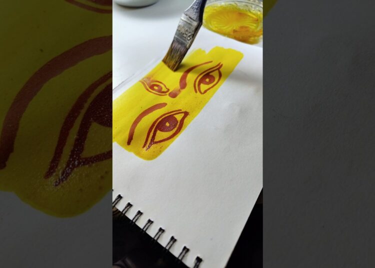 Jay maa kali🕉️🙏//invisible painting#shorts #diwali #special #artist #viralreels #jaymaakali #drawing