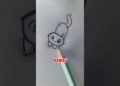 Quick Dino Drawing Tutorial 🎨 #art #shorts #foryou #tutorial #satisfying #howtodraw #cute #dino
