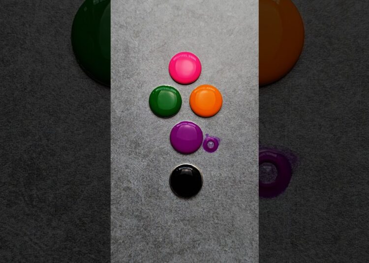 Satisfying artwork 07 #art #mixing #shorts