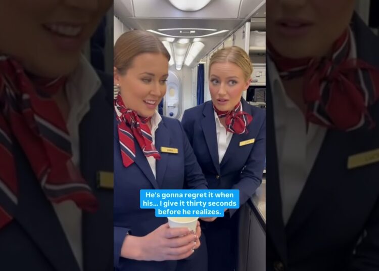 Flight Attendants Caught Gossiping About the Barefoot Passenger 😳✈️