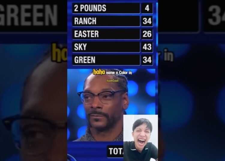 😂STEVE HARVEY😂 Snoop Dogg’s CRAZY Fast Money! #steveharvey #celebrity #familyfeud #funny #shorts