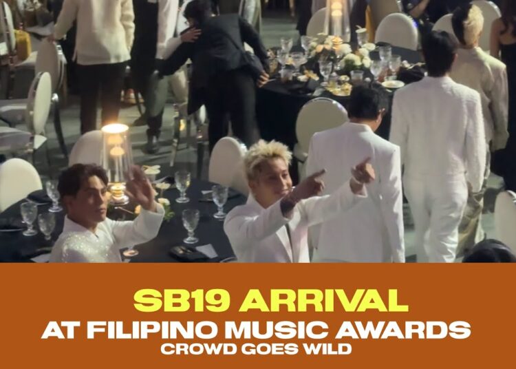 SB19 and Artists Arrival at Filipino Music Awards | Crowd Goes Wild
