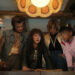 Netflix From left: Natalia Dyer as Nancy Wheeler, Gaten Matarazzo as Dustin Henderson, Joe Keery as Steve Harrington, Joseph Quinn as Eddie Munson, Maya Hawke as Robin Buckley, Priah Ferguson as Erica Sinclair, Sadie Sink as Max Mayfield, and Caleb McLaughlin as Lucas Sinclair in 'Stranger Things' season 4