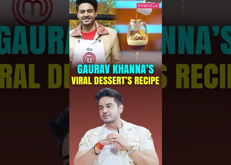 Gaurav Khanna Shares the Recipe Behind the Viral Dessert🍰 | Celebrity MasterChef #shorts #trending