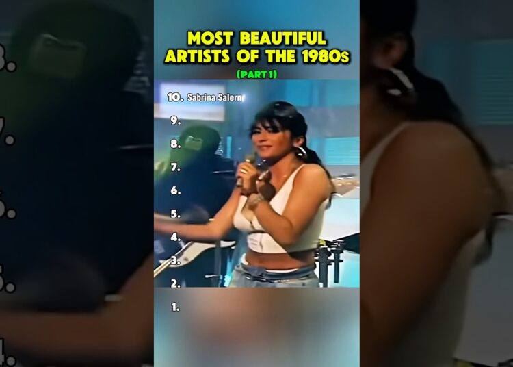 Most beautiful artists of the 1980s (part 1) #flashback