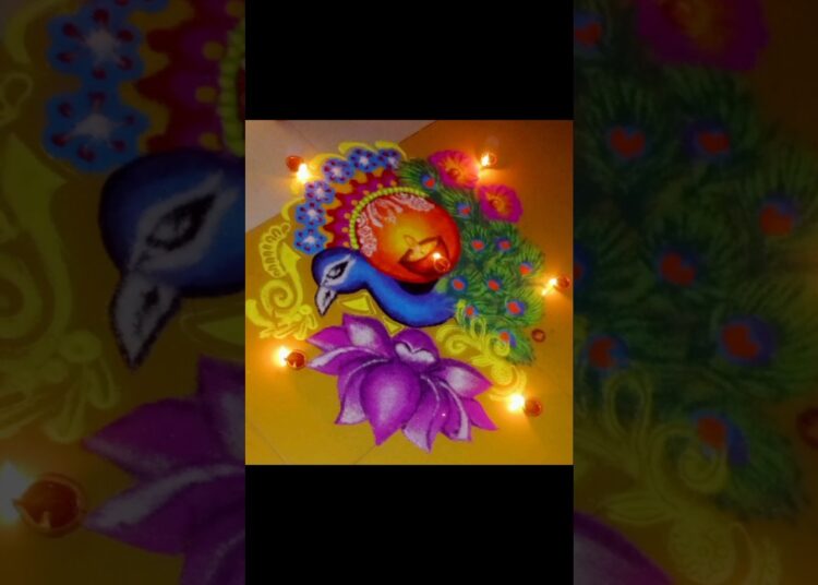 rangoli on diwali  #art #rangoli #artist..